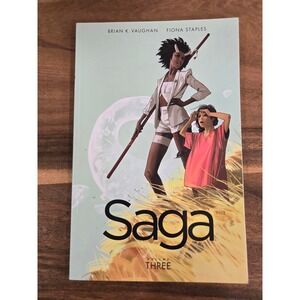 Saga Volume Three‎ TPB Trade Paperback Comic Book Brian K. Vaughan